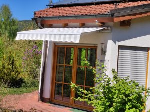 Markise am Haus