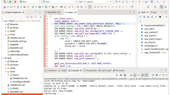Read more about the article ESP-IDF mit 2 Tasks und einem Interrupt